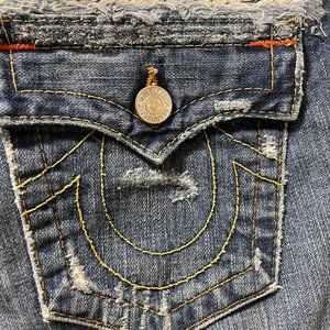 True Religion Billy Destroyed Size 29